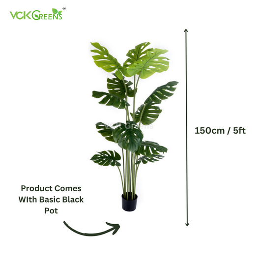 Artificial Monstera Plant 5.3ft