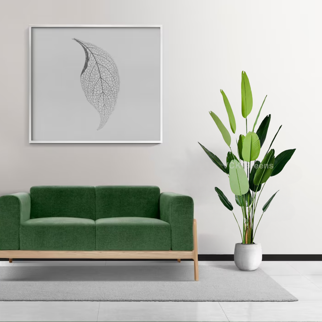 Artificial Travellers Banana Leaf Plant 7.3ft With Pot