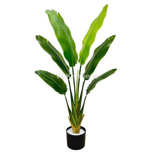 Artificial Traveller's Ravenala Banana Leaf Plant 4ft With Pot