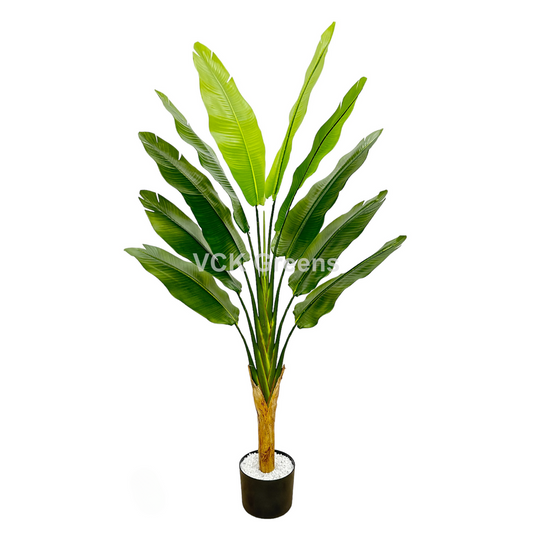 Artificial Traveller's Ravenala Banana Leaf Plant 6ft With Pot