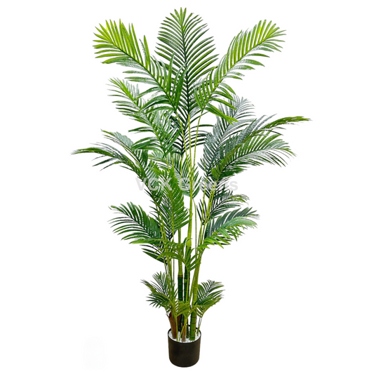 Artificial Jumbo Areca Palm Plant 7.5ft With Pot