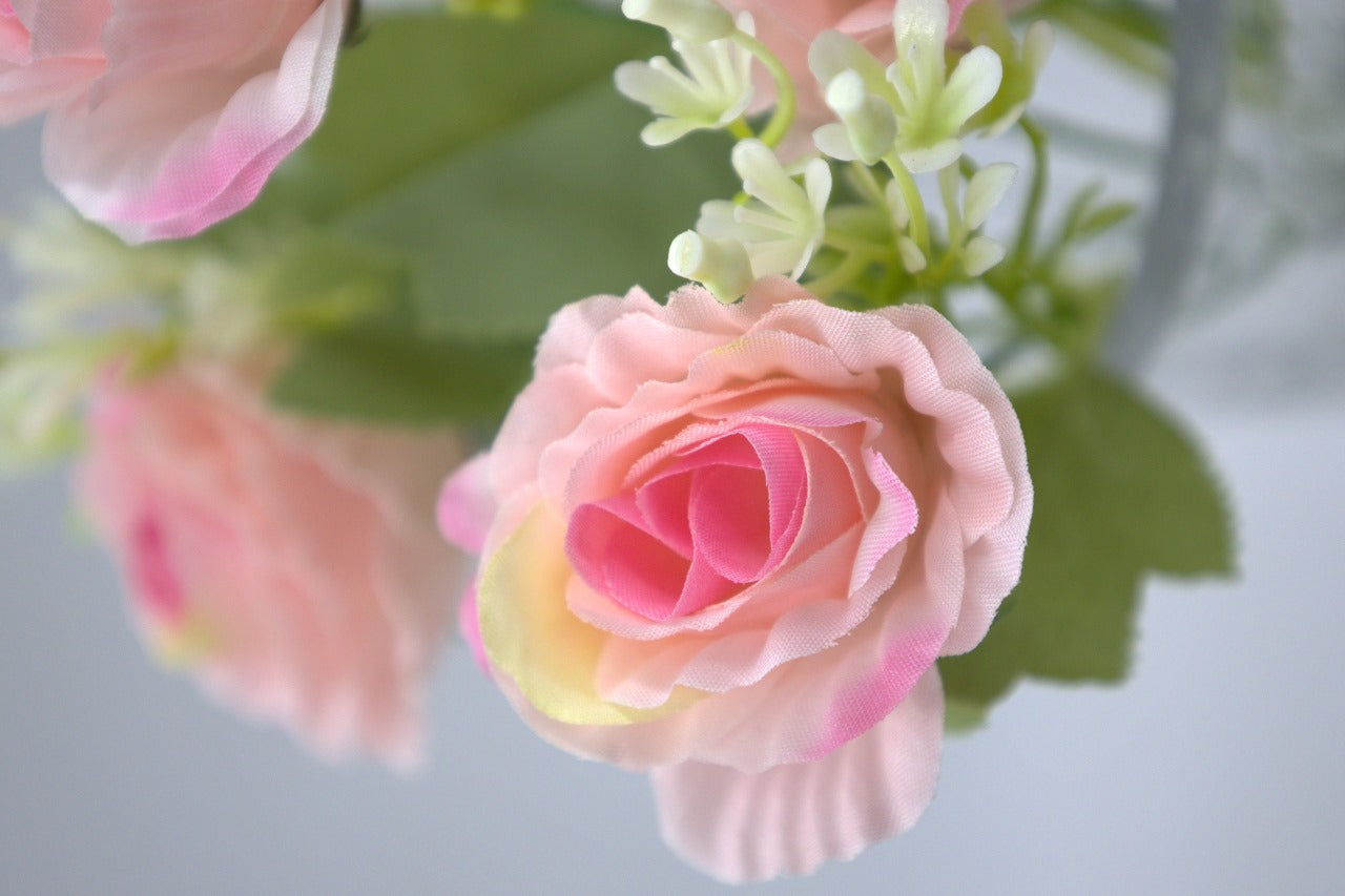 Artificial Camellia flower bunches 30cm