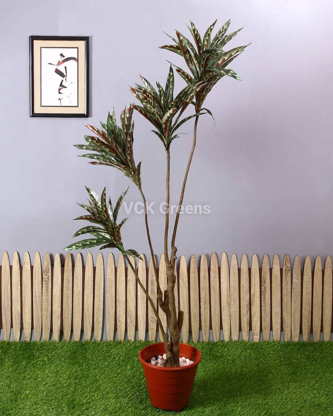 Artificial Cordyline Leaves Plant without pot (5.2 Feet)