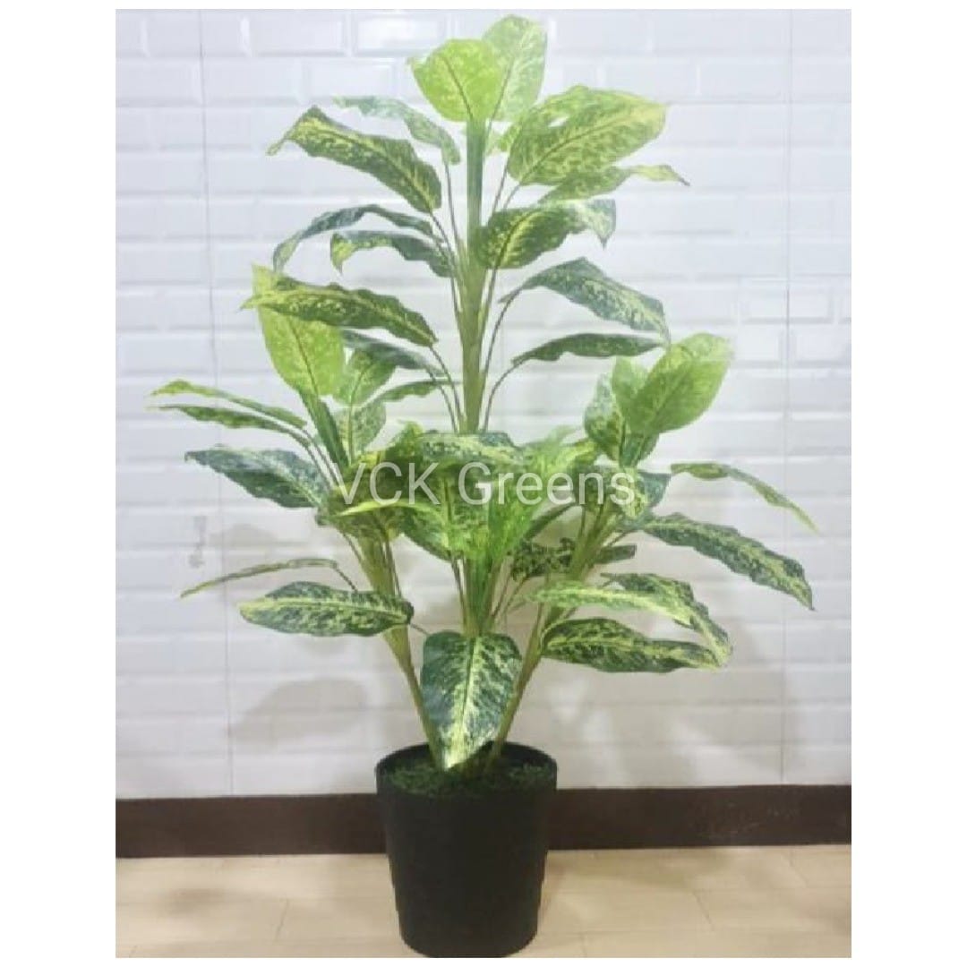 Artificial Leafy Plants With Pot 4.3ft