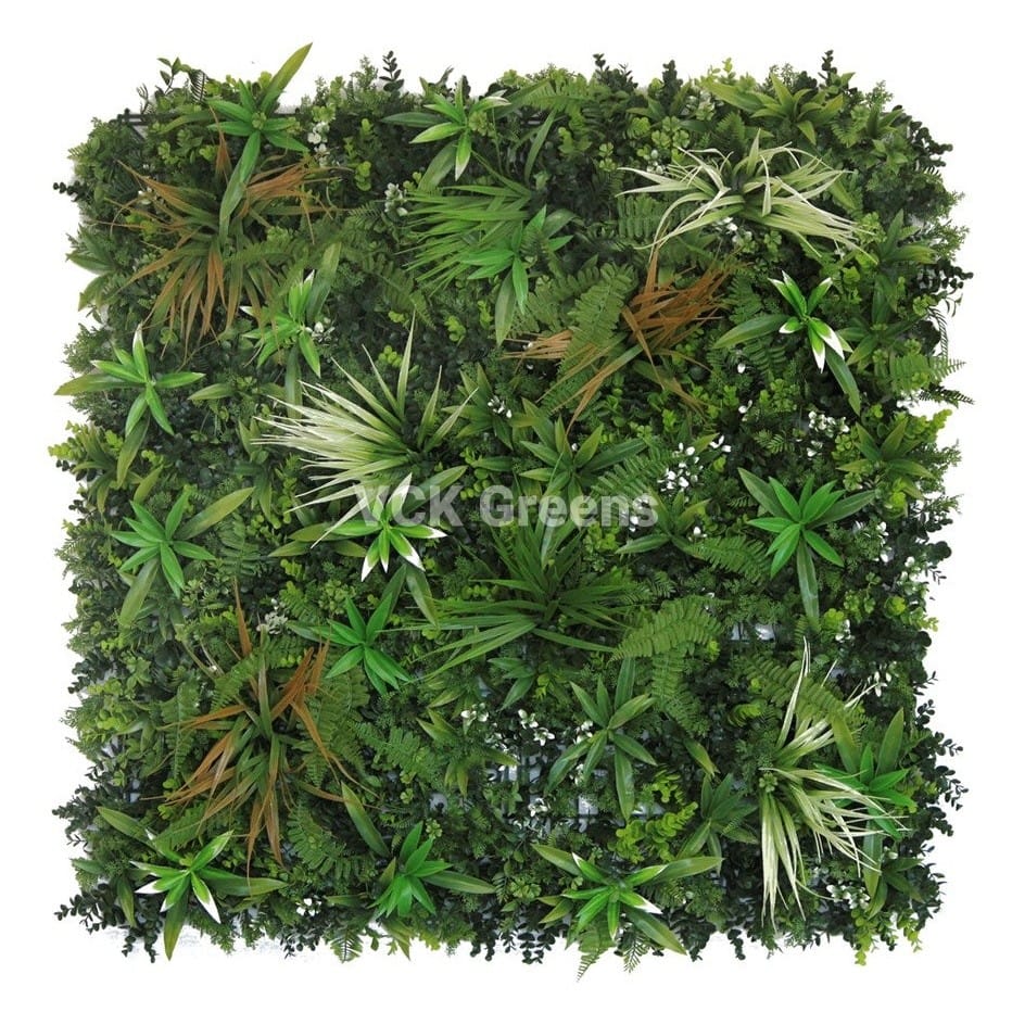 Artificial Yucca Plants Readymade Vertical Garden Wall Panel (1mtr X 1mtr, Pack of 1pc, 10.76sqft)