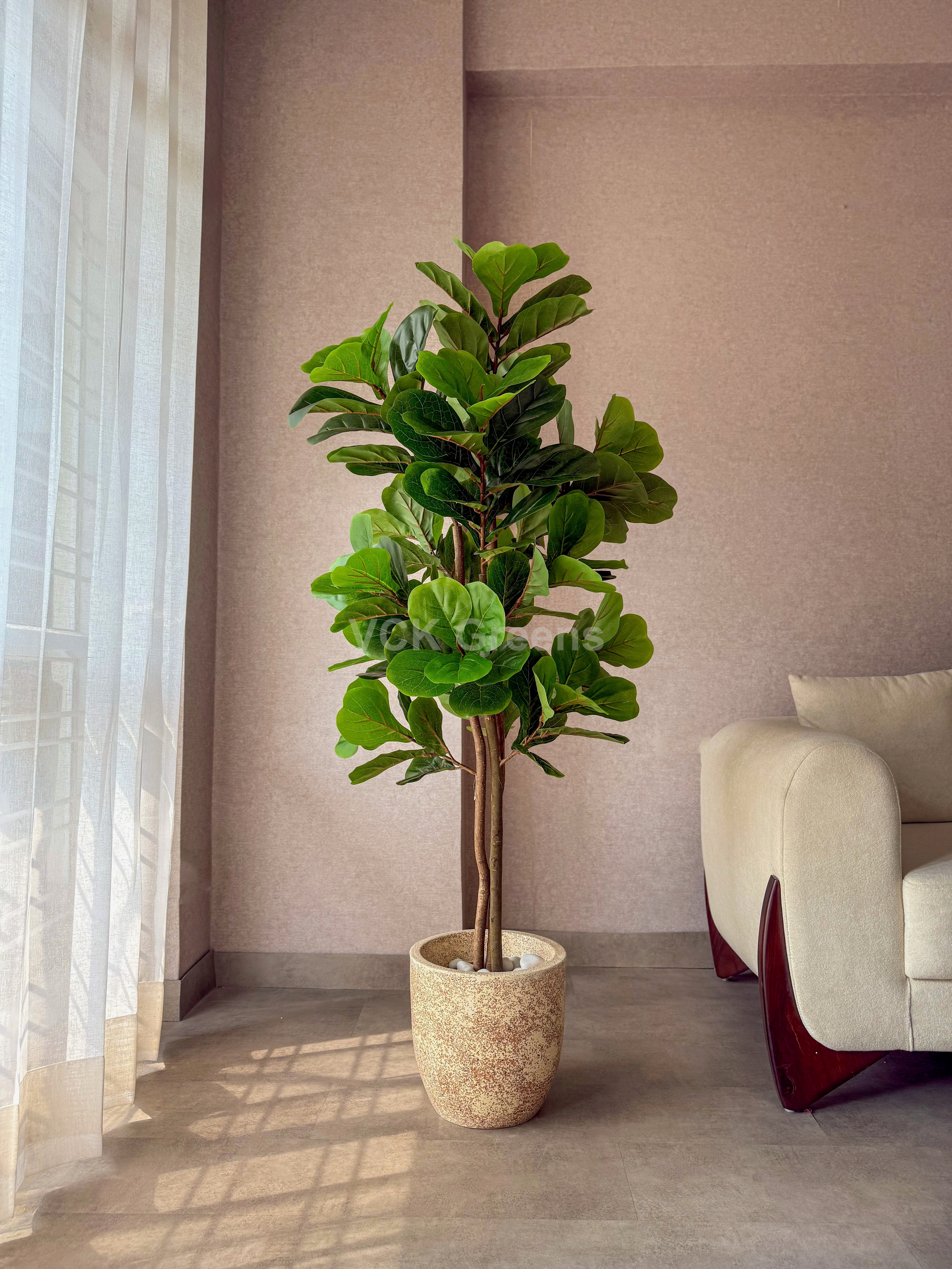 Artificial Fiddle Leaf Fig Tree 5 Feet
