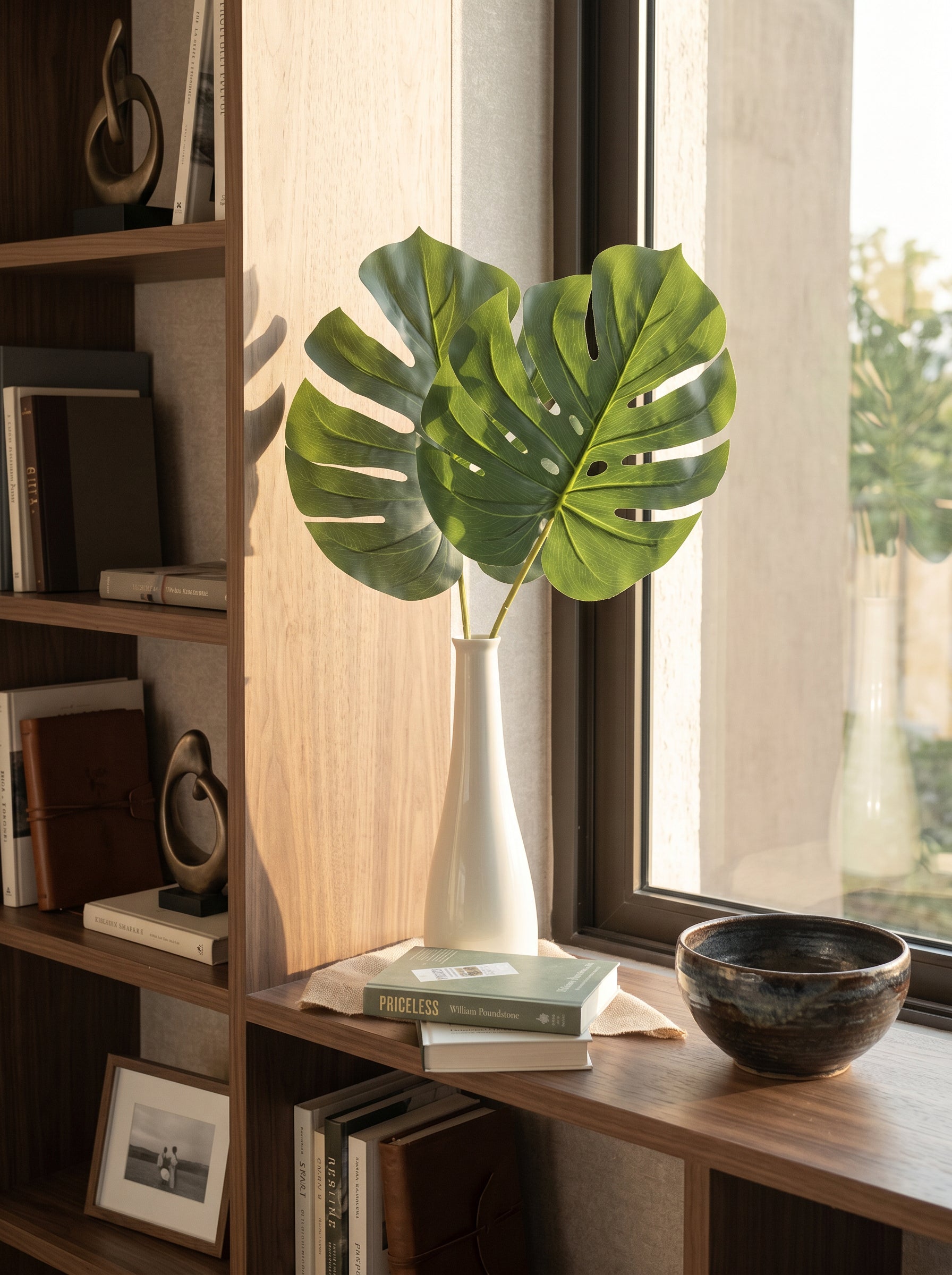 Artificial Big Monstera sticks (Set of 2)