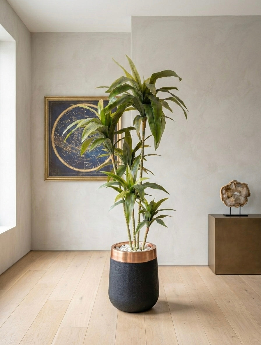 Artificial Green Dracaena Plant 5.2ft