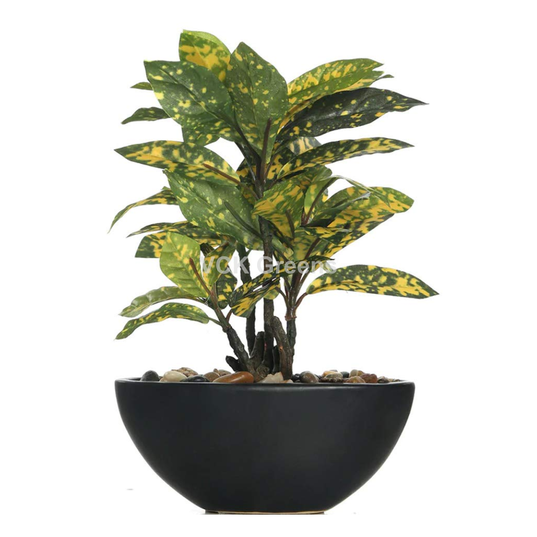 Artificial Bonsai Plants with Ceramic Vase (1 Feet)