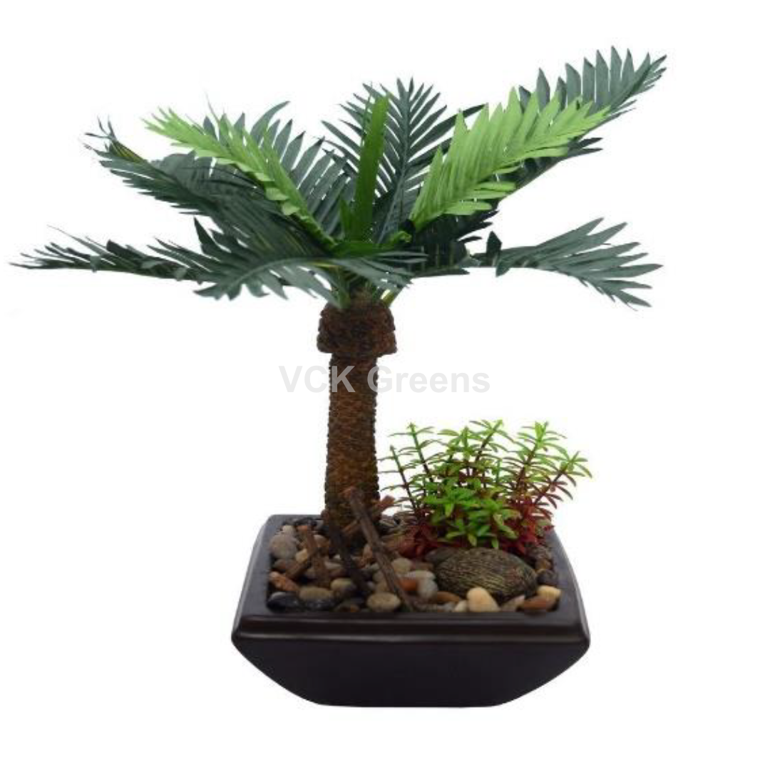 Artificial Mix Plant Leaf Bonsai 1.1ft