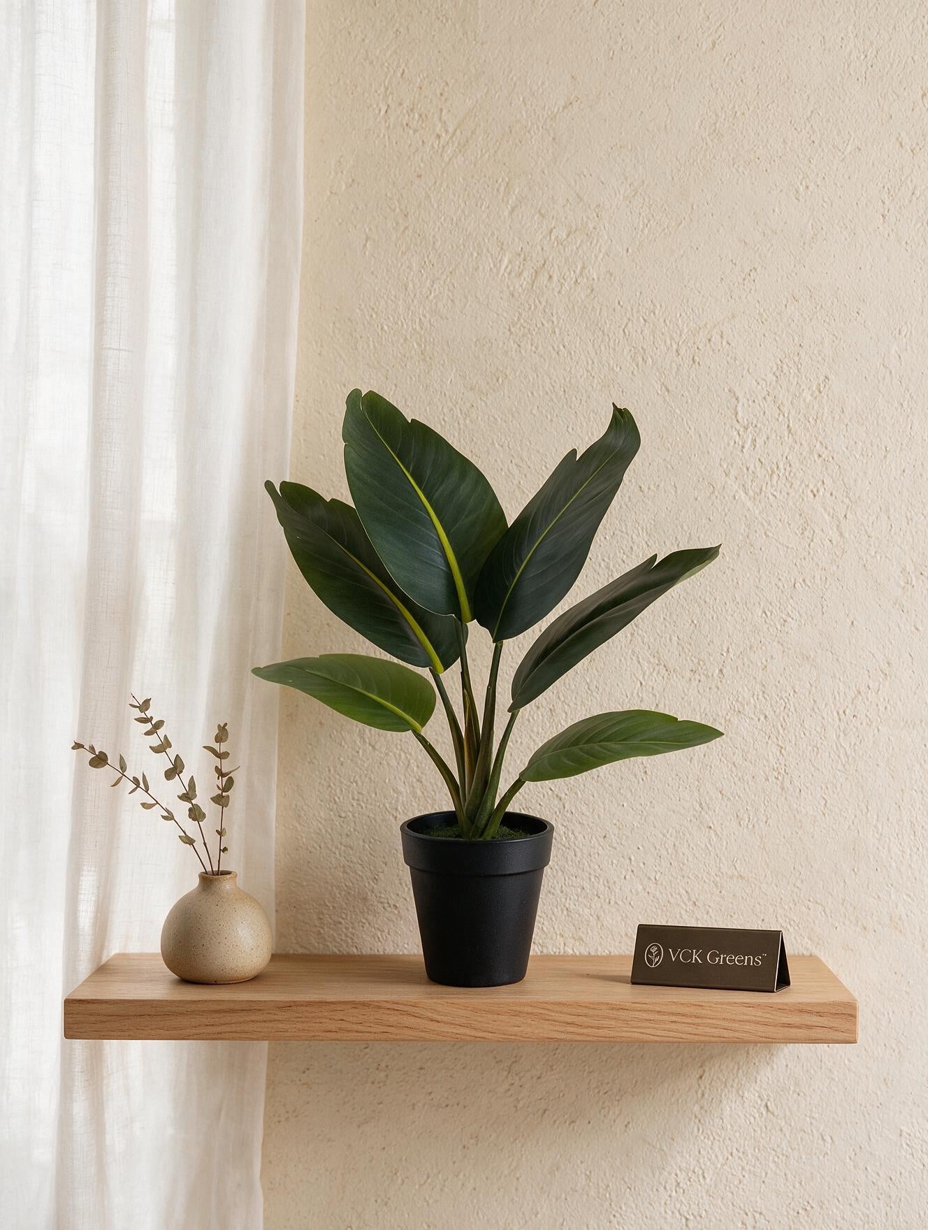 Artificial Traveller's Banana Leaf Bonsai 1.2ft