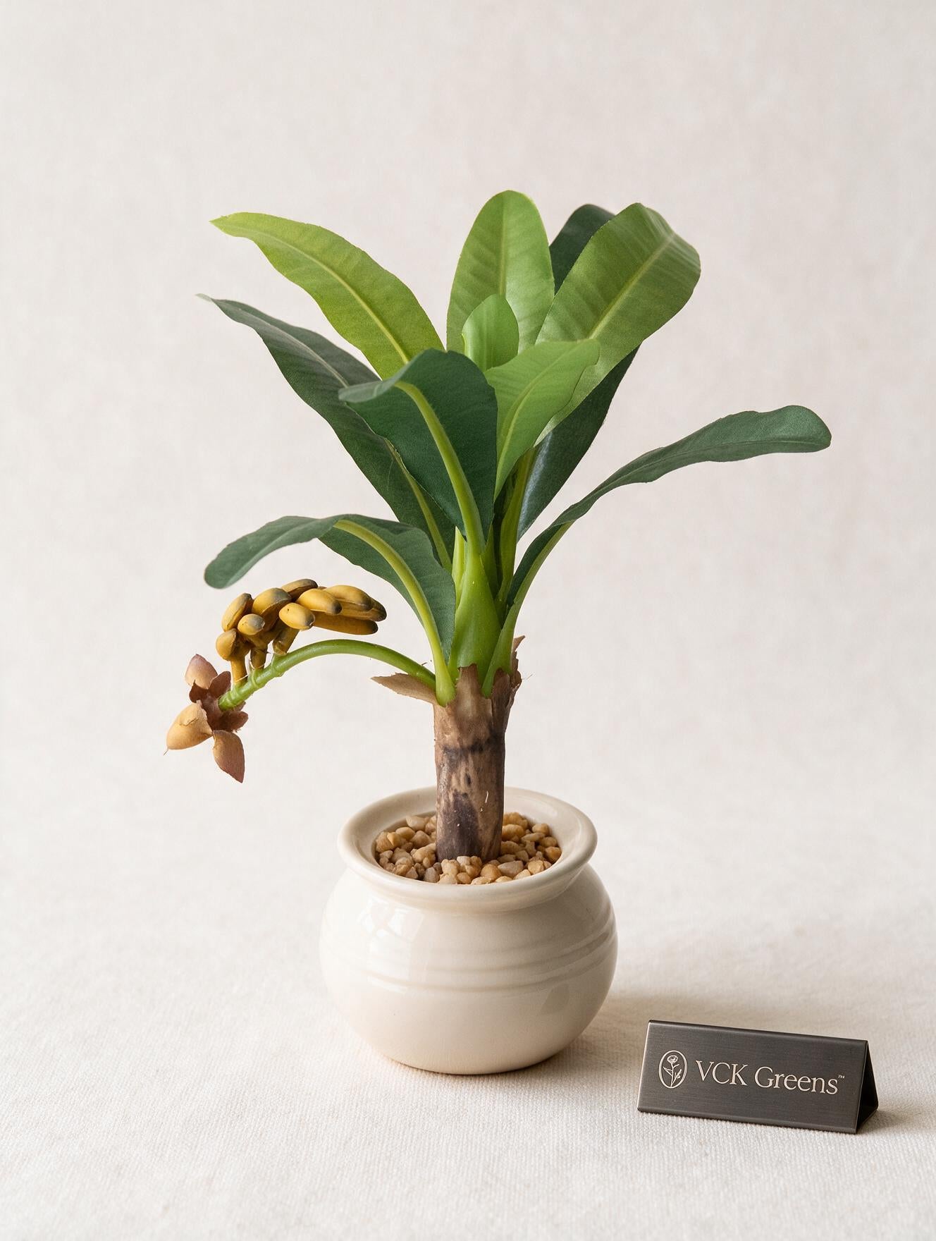 Artificial Banana Plant Bonsai 1ft