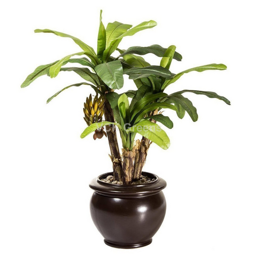 Artificial Banana Leaves Bonsai 1.6 Feet