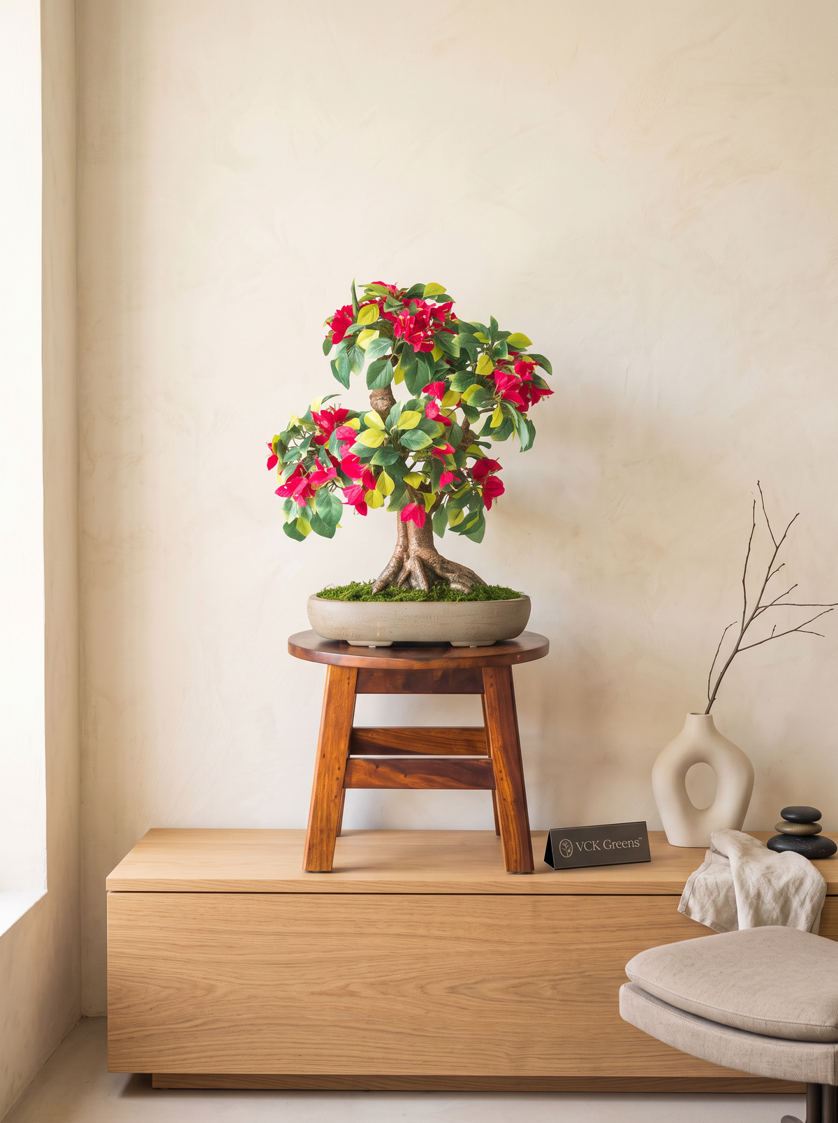 Artificial Bougainvillea Bonsai 1.6ft