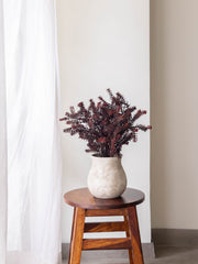 Artificial Cedar Bush in Ceramic Vase 41cm