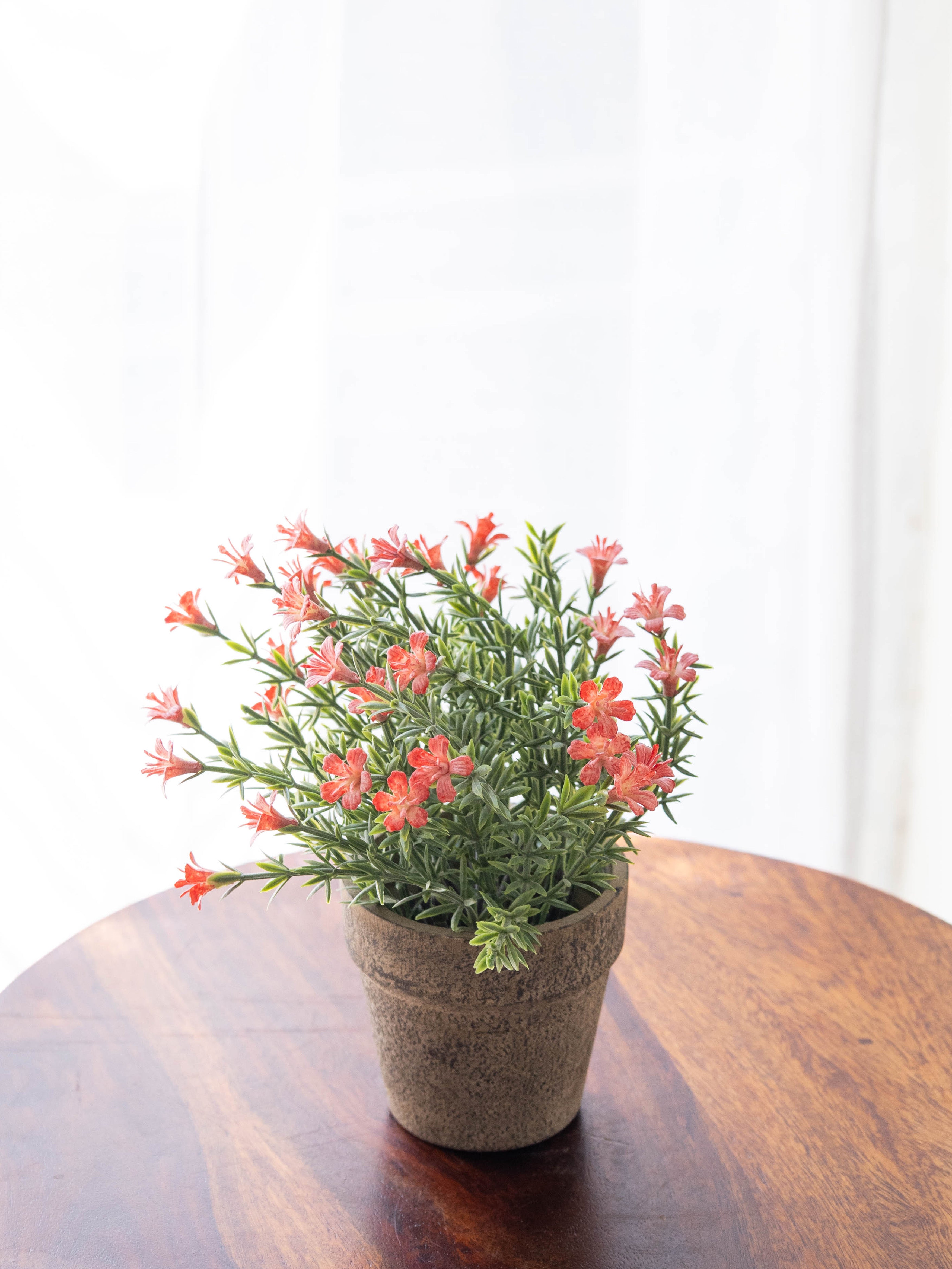 Artificial Floral Shrub Tabletop 18cm