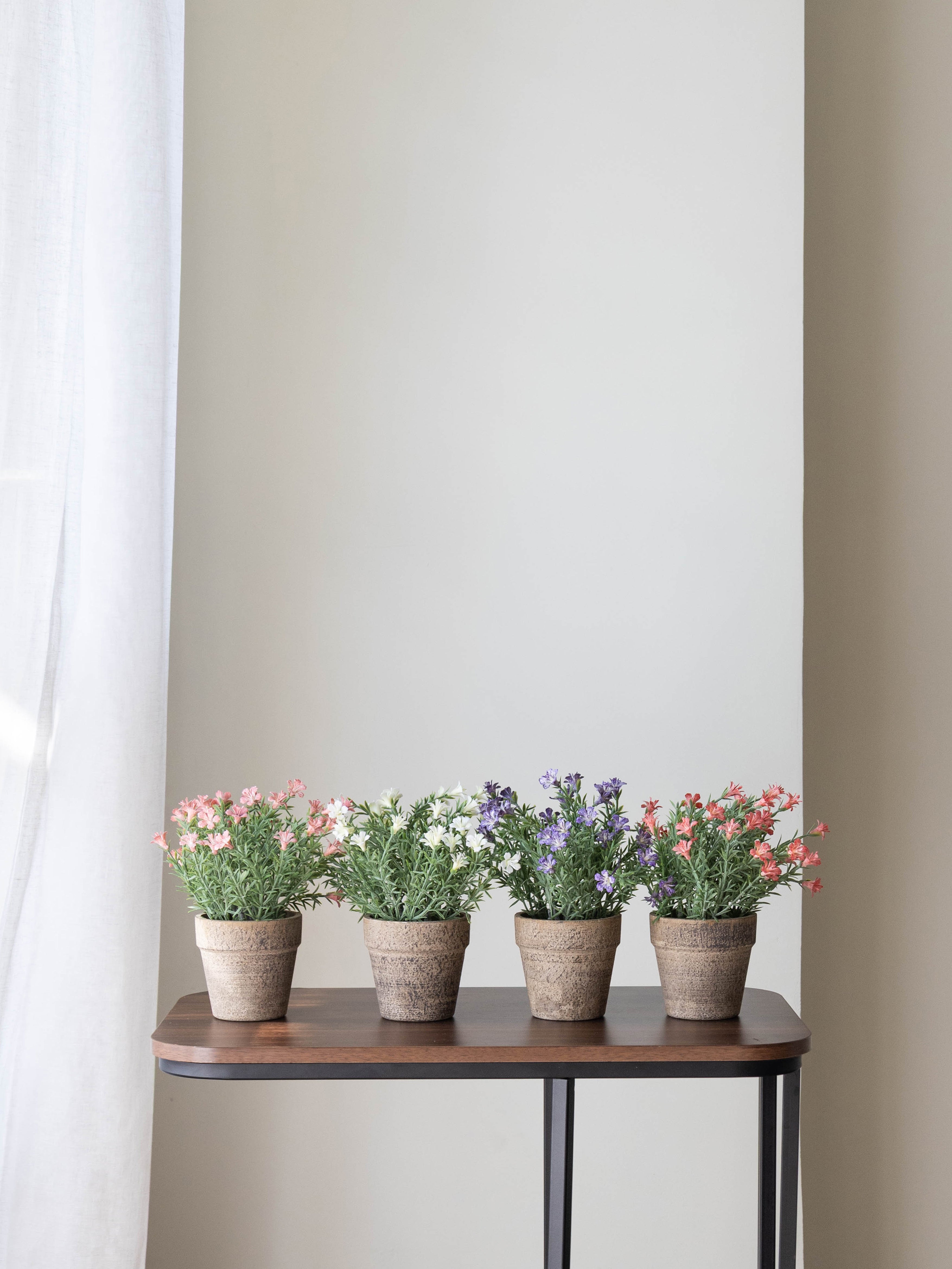 Artificial Floral Shrub Tabletop 18cm