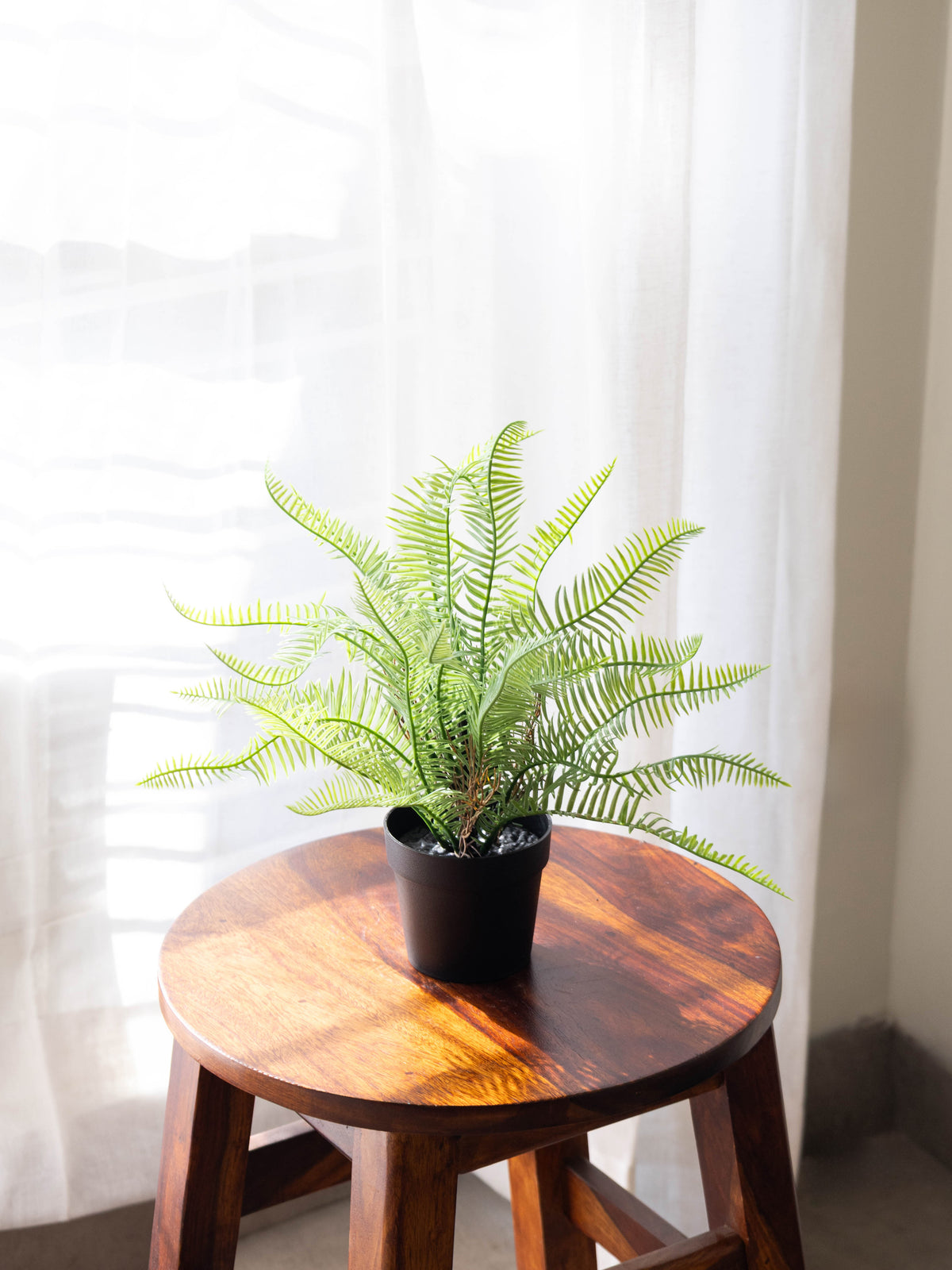 Artificial Fern Verde Tabletop Plant 1ft