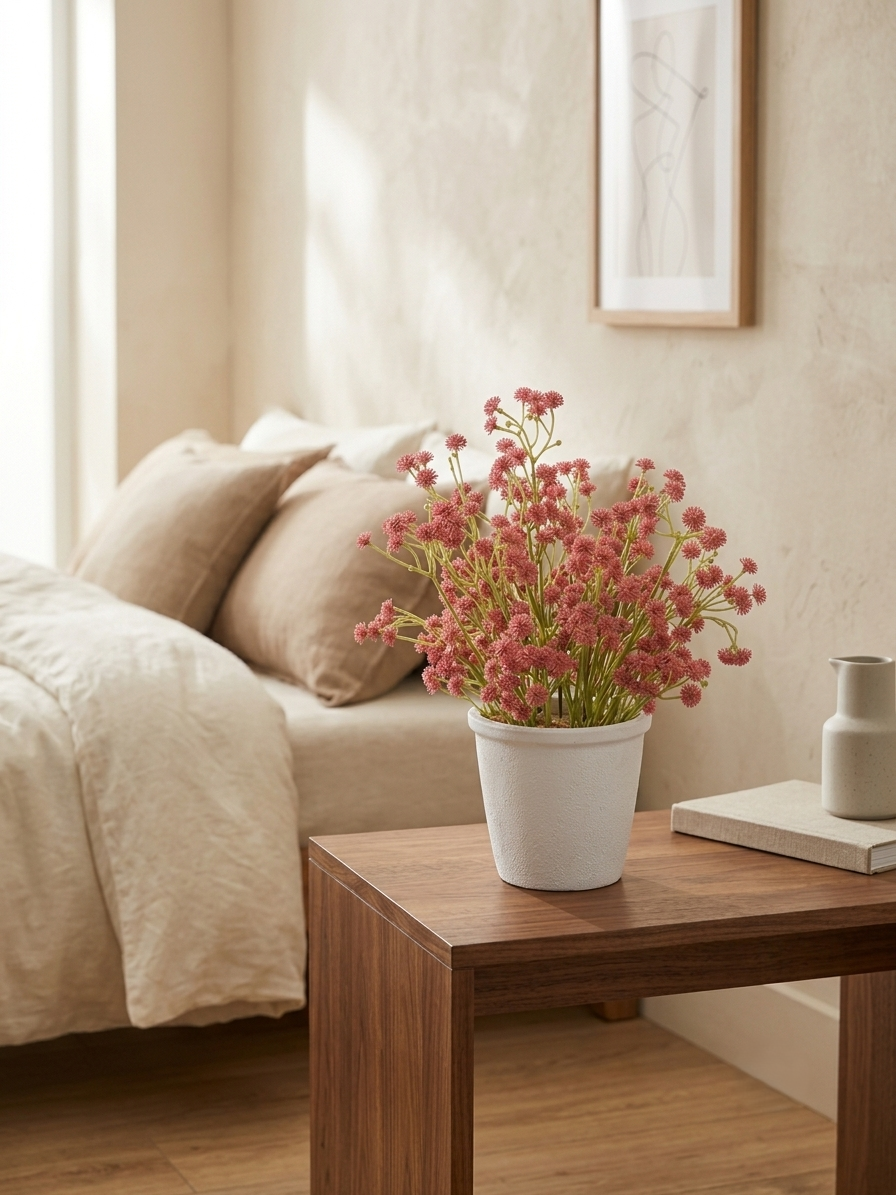 Artificial Red Baby’s Breath Tabletop