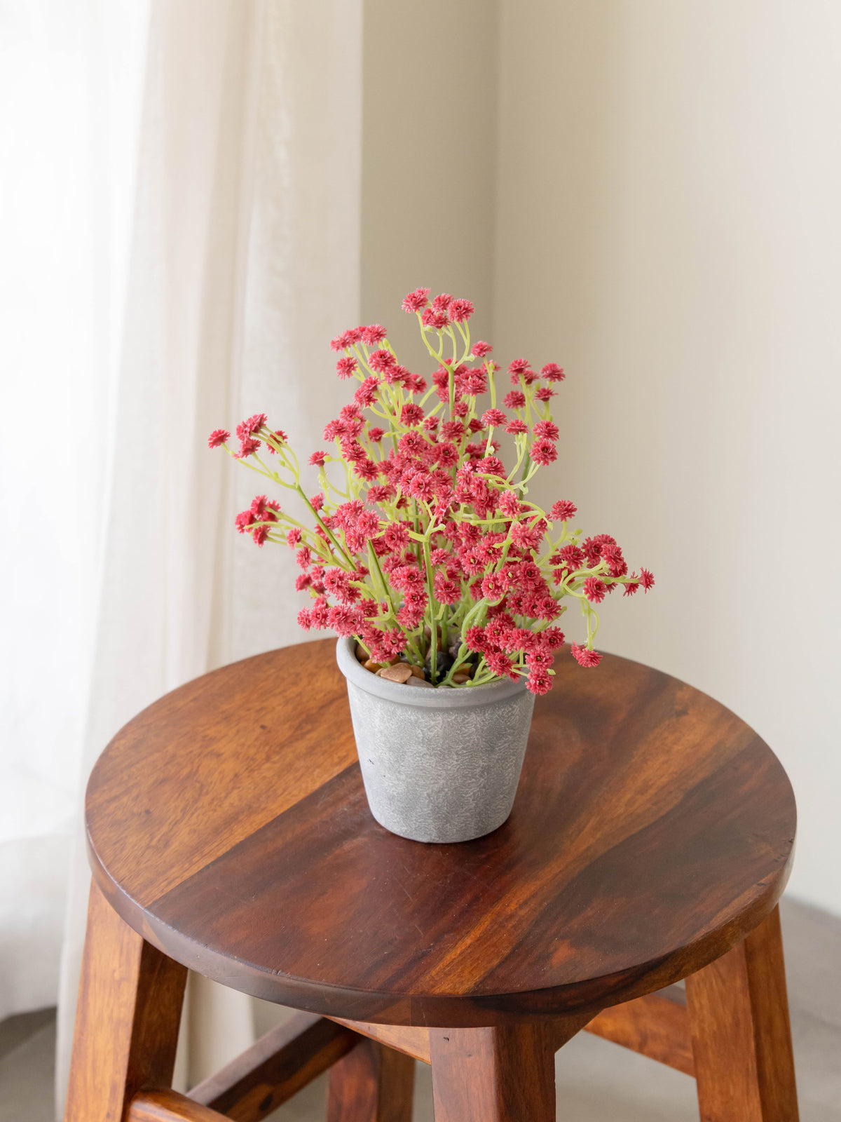 Artificial Red Baby’s Breath Tabletop