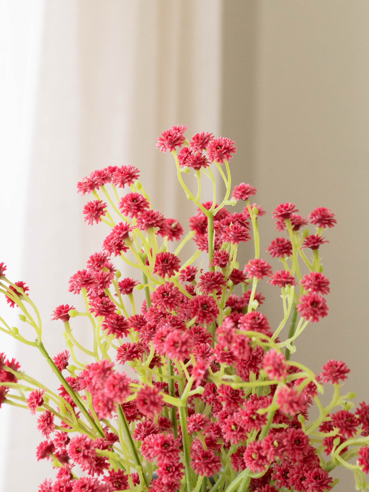 Artificial Red Baby’s Breath Tabletop