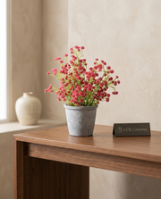 Artificial Red Baby’s Breath Tabletop