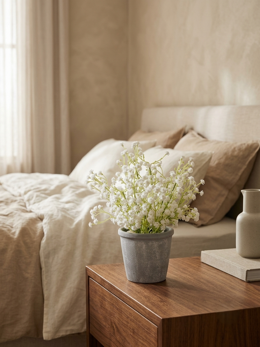 Artificial White Baby’s Breath Tabletop