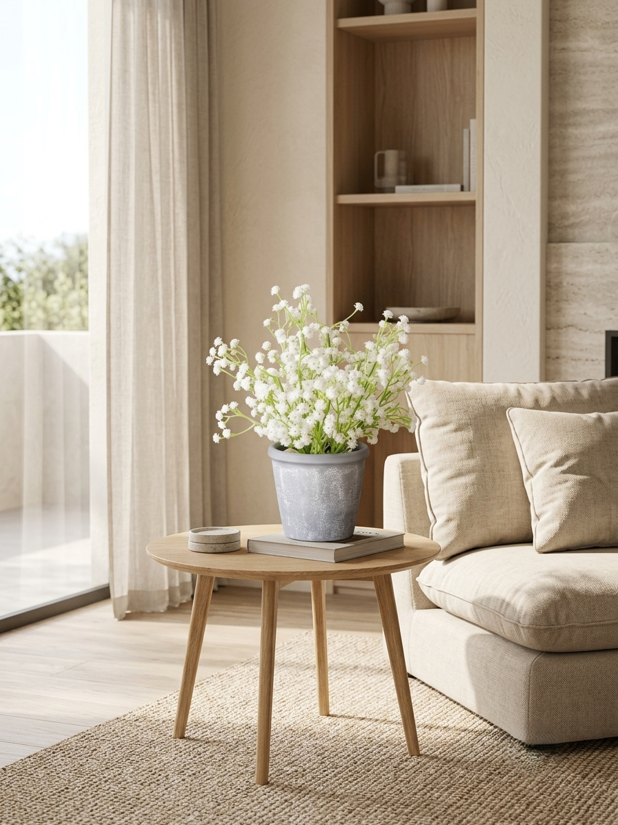 Artificial White Baby’s Breath Tabletop