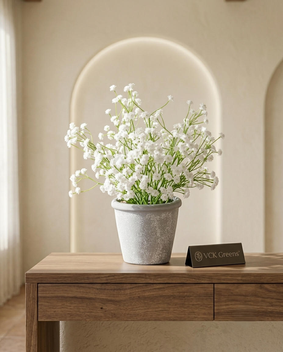 Artificial White Baby’s Breath Tabletop