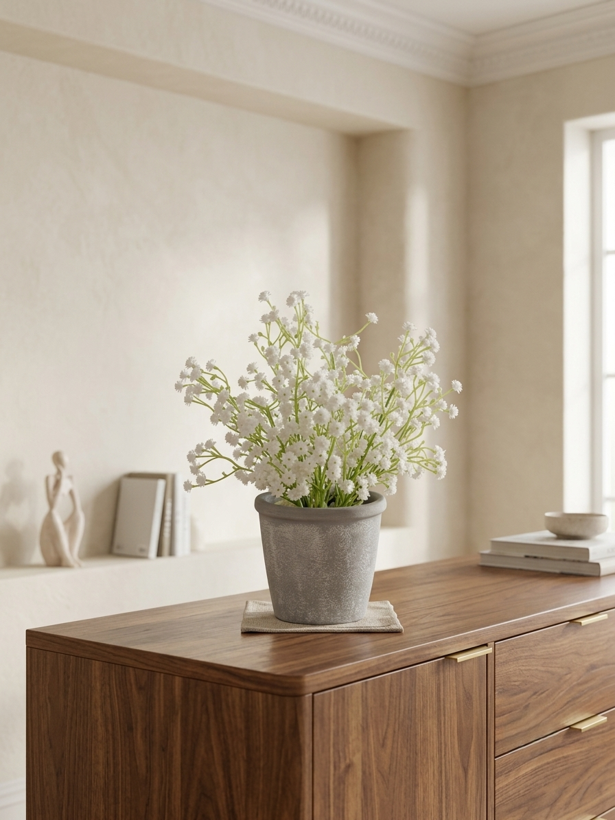 Artificial White Baby’s Breath Tabletop