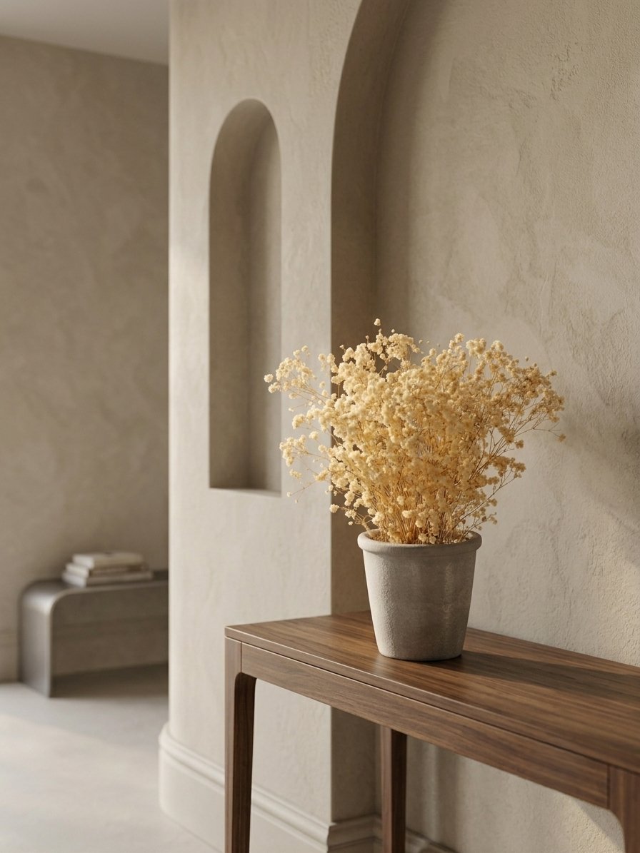 Preserved Baby’s Breath Table Top 24cm