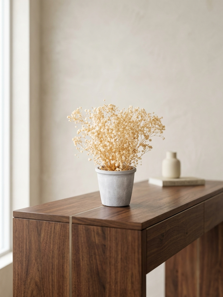 Preserved Baby’s Breath Table Top 24cm
