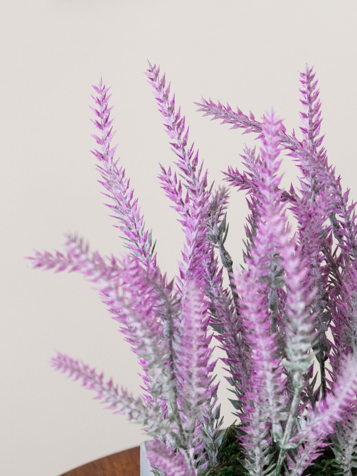 Artificial Lavender Spike Tabletop 25cm
