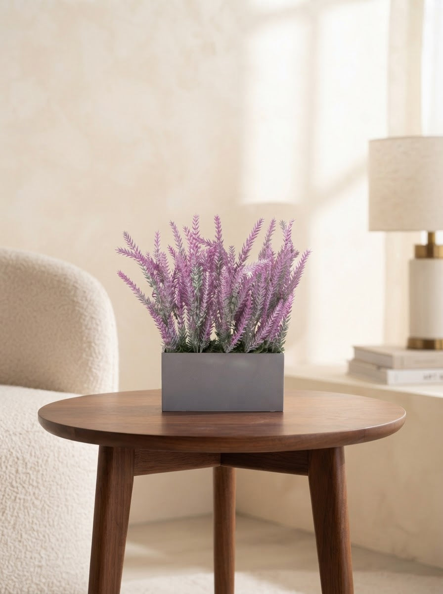 Artificial Lavender Spike Tabletop 25cm