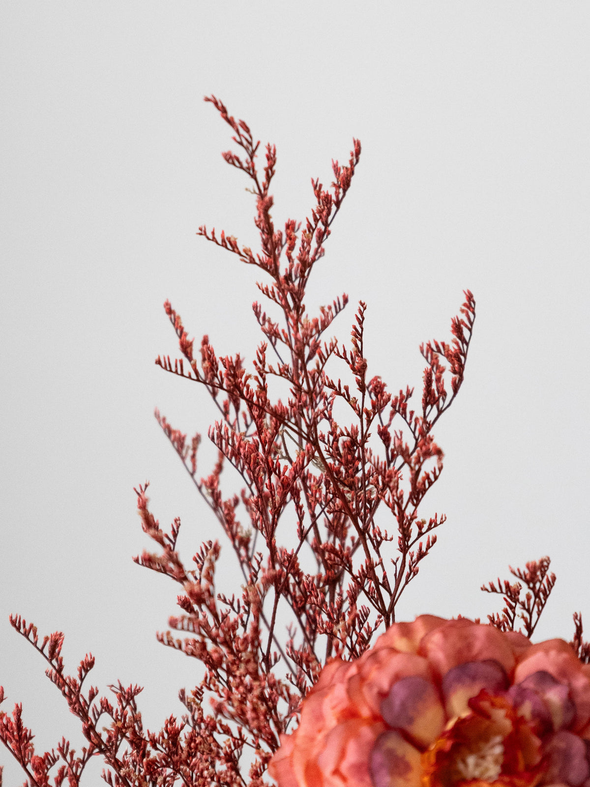 Coral Ember Floral Table Top