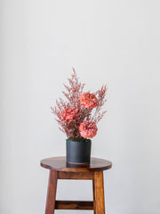 Coral Ember Floral Table Top