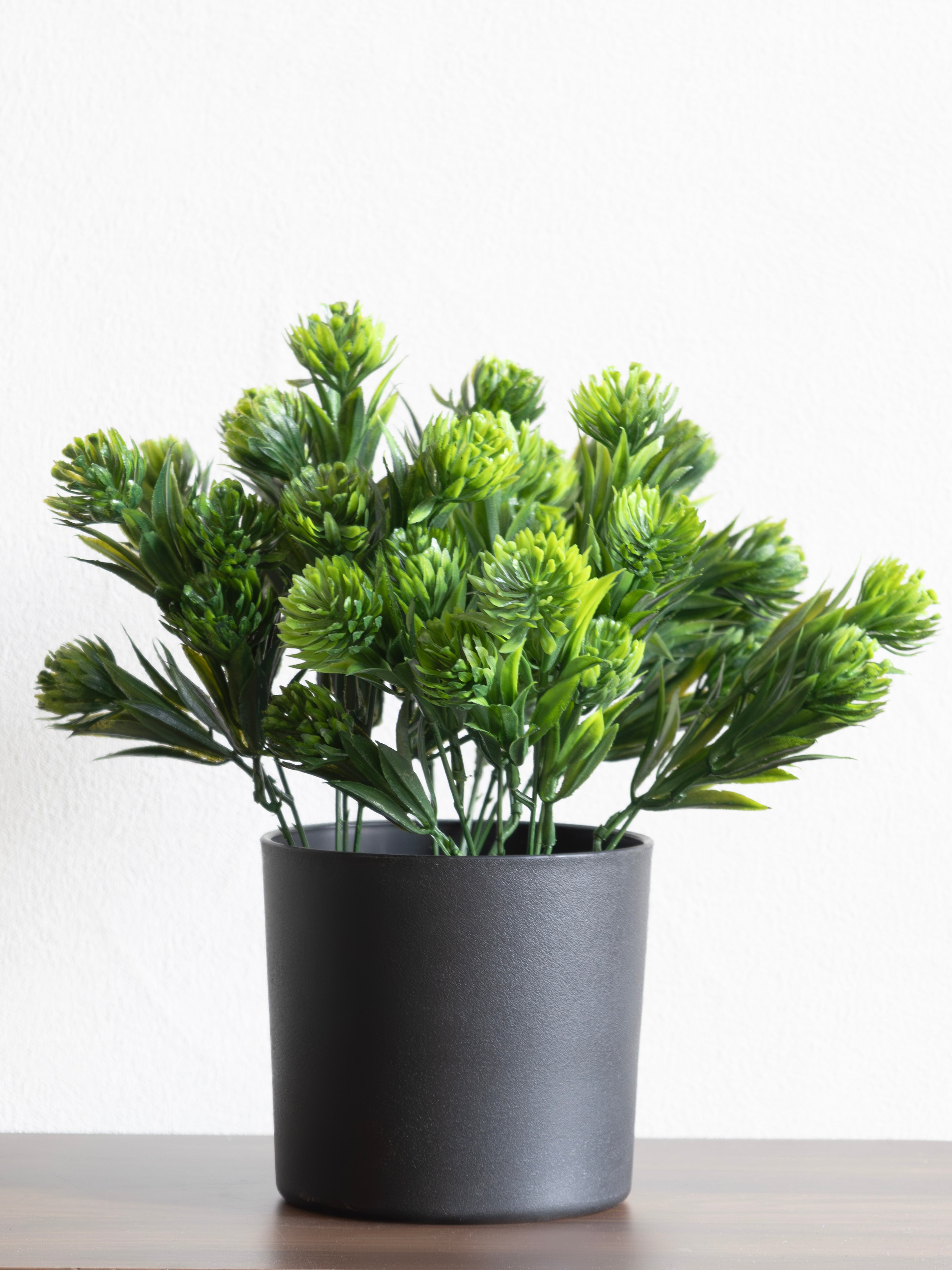 Artificial Pinecone Leaf Bunches (Set of 3)