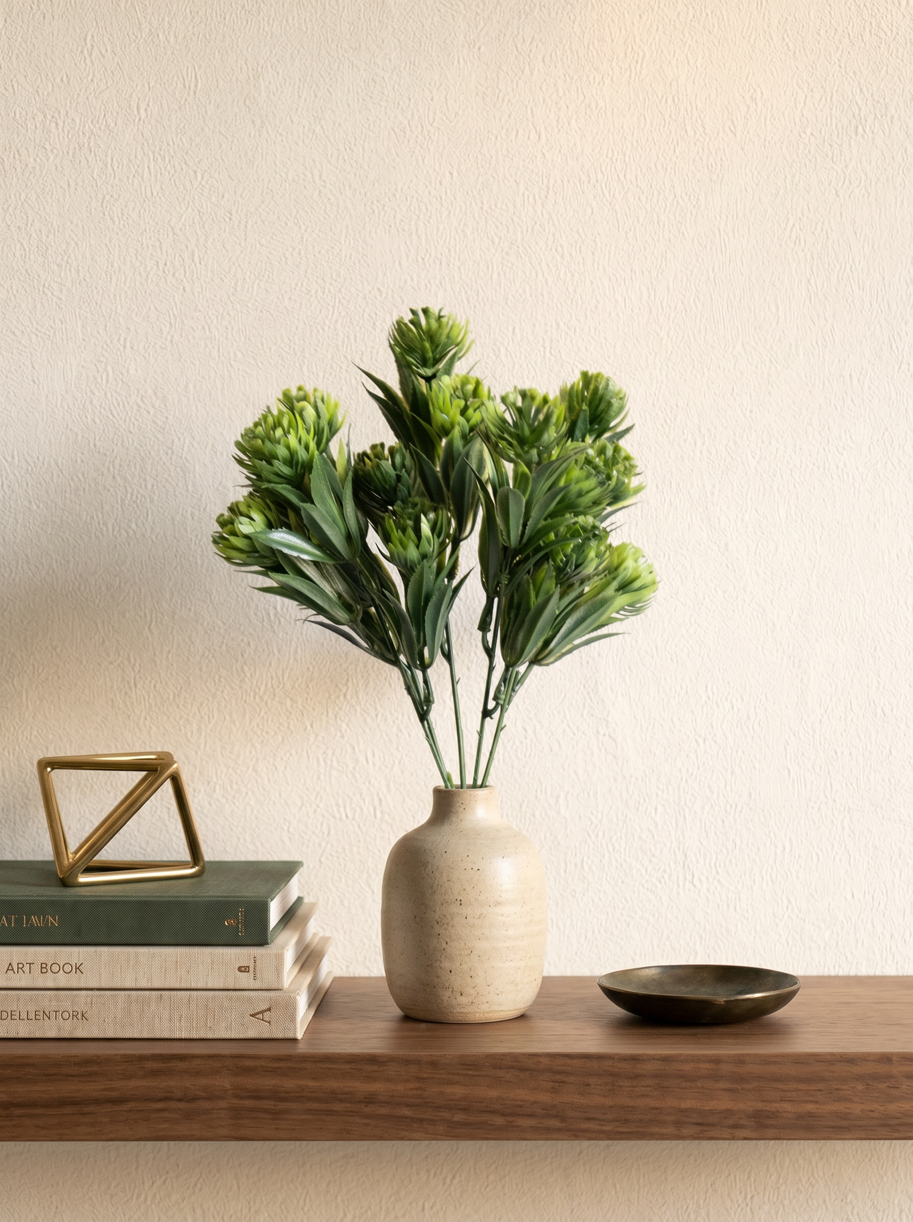 Artificial Pinecone Leaf Bunches (Set of 3)
