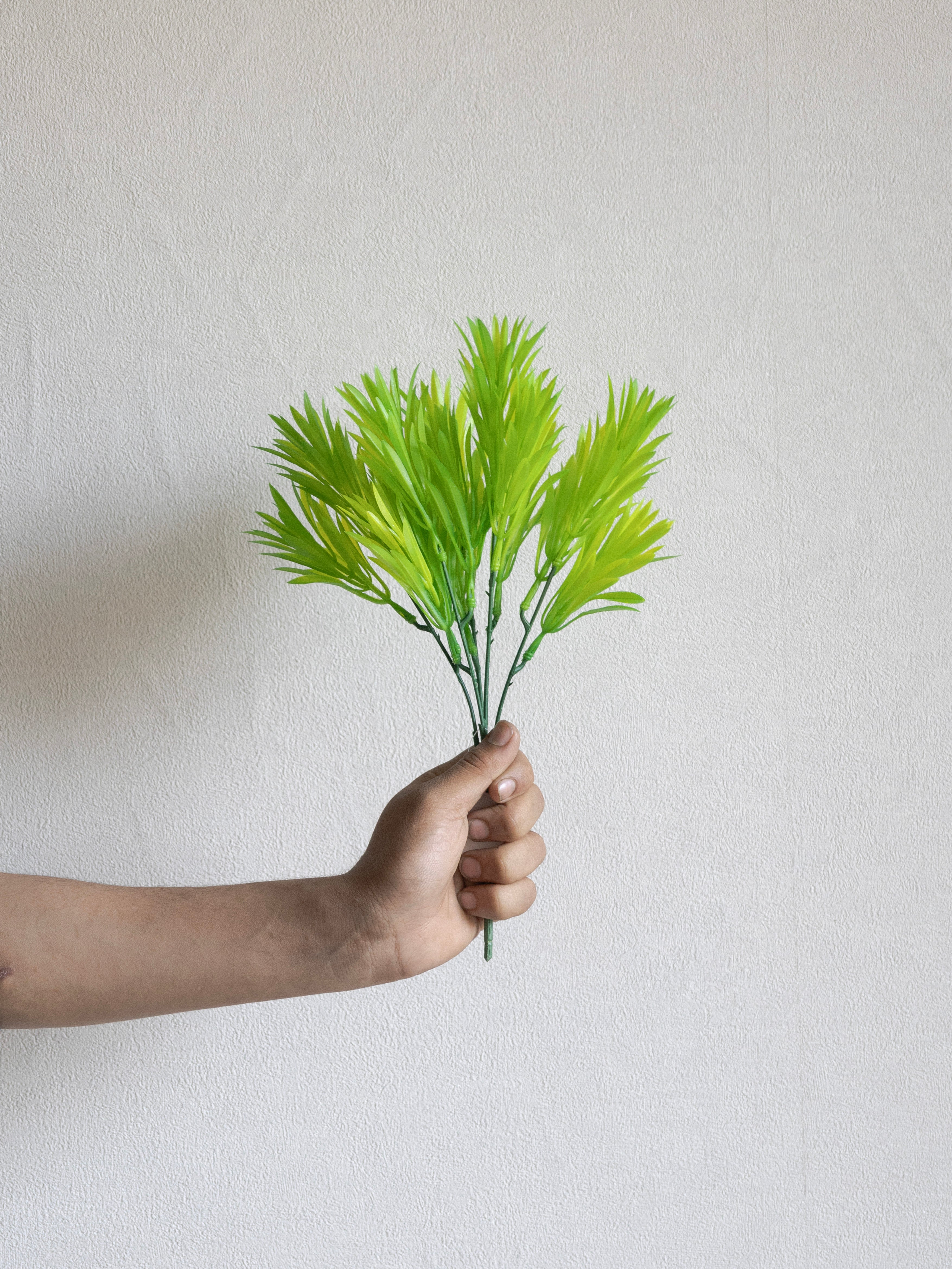 Artificial Yew leaf Bunch (Set of 3)