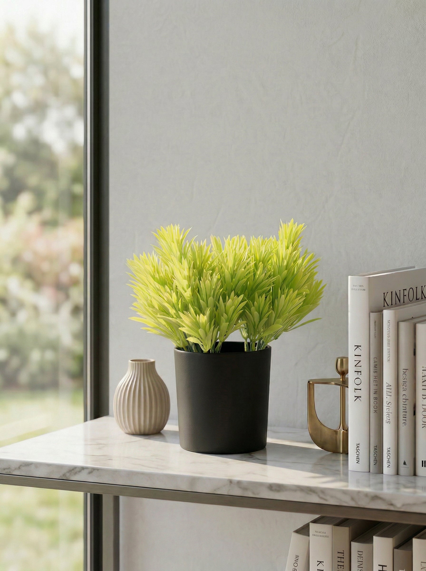 Artificial Yew leaf Bunch (Set of 3)