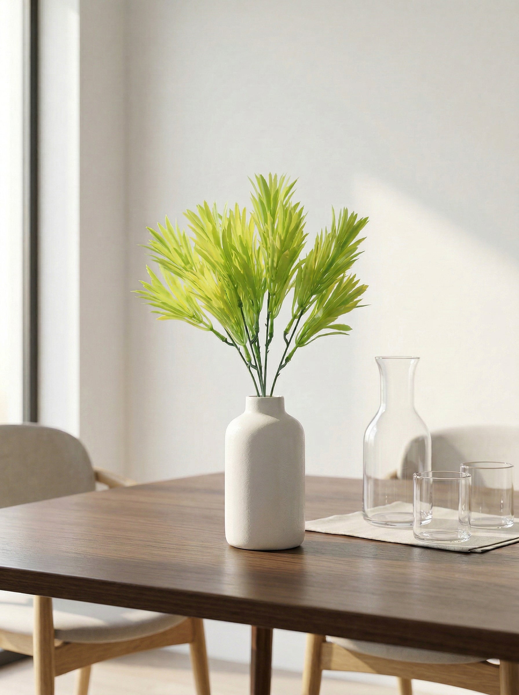 Artificial Yew leaf Bunch (Set of 3)