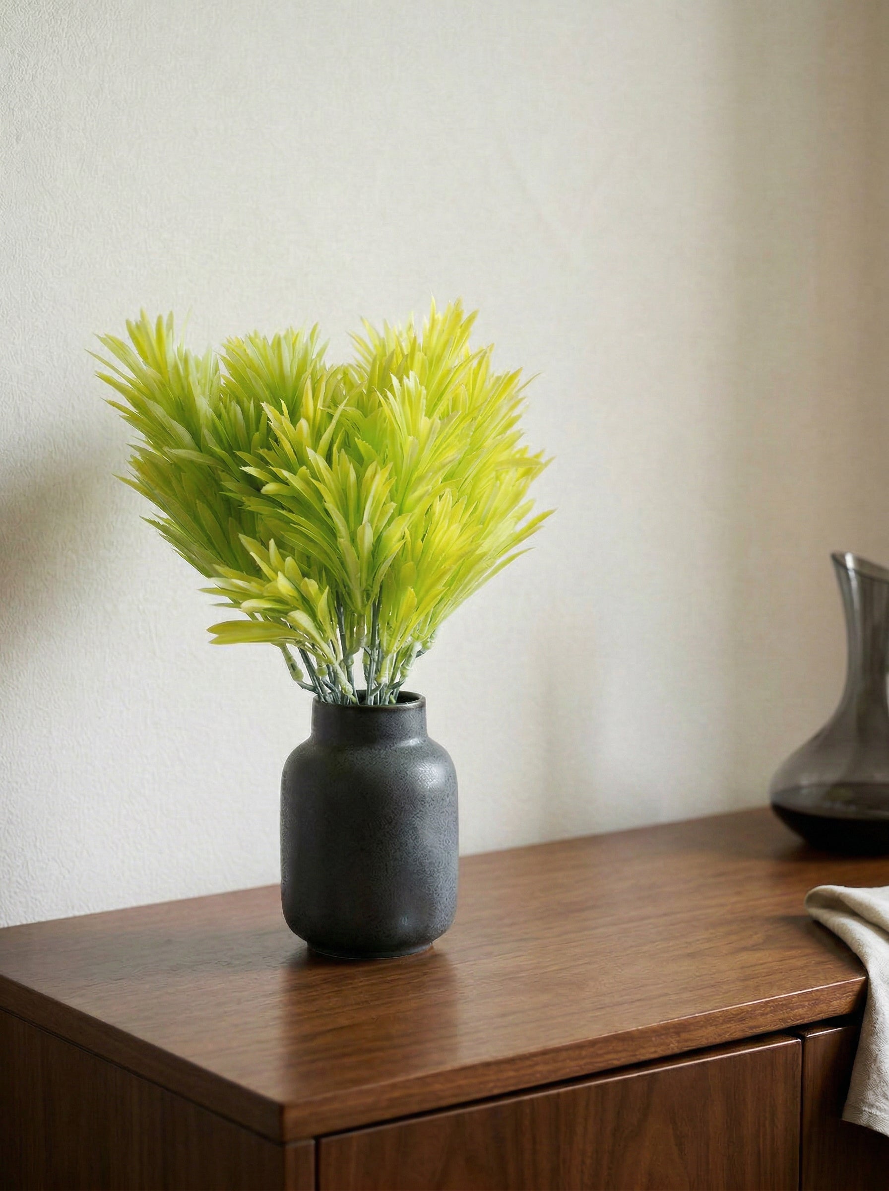 Artificial Yew leaf Bunch (Set of 3)