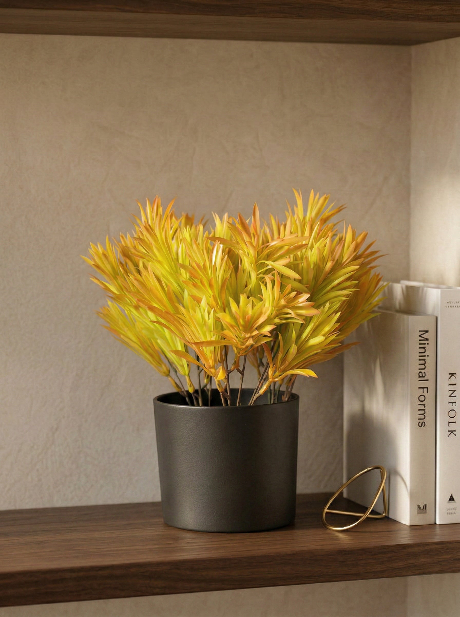Artificial Yew leaf Bunch (Set of 3)