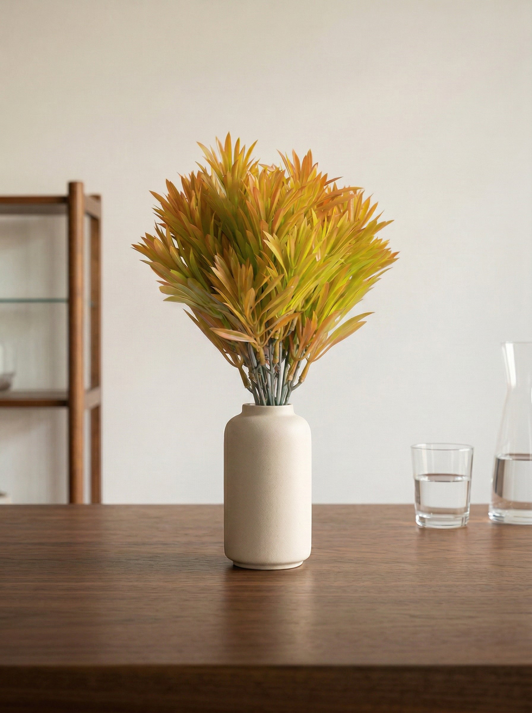 Artificial Yew leaf Bunch (Set of 3)
