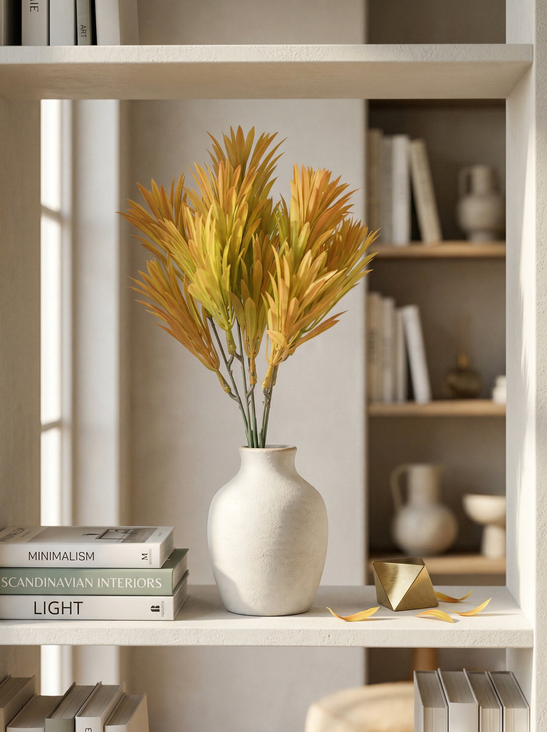 Artificial Yew leaf Bunch (Set of 3)