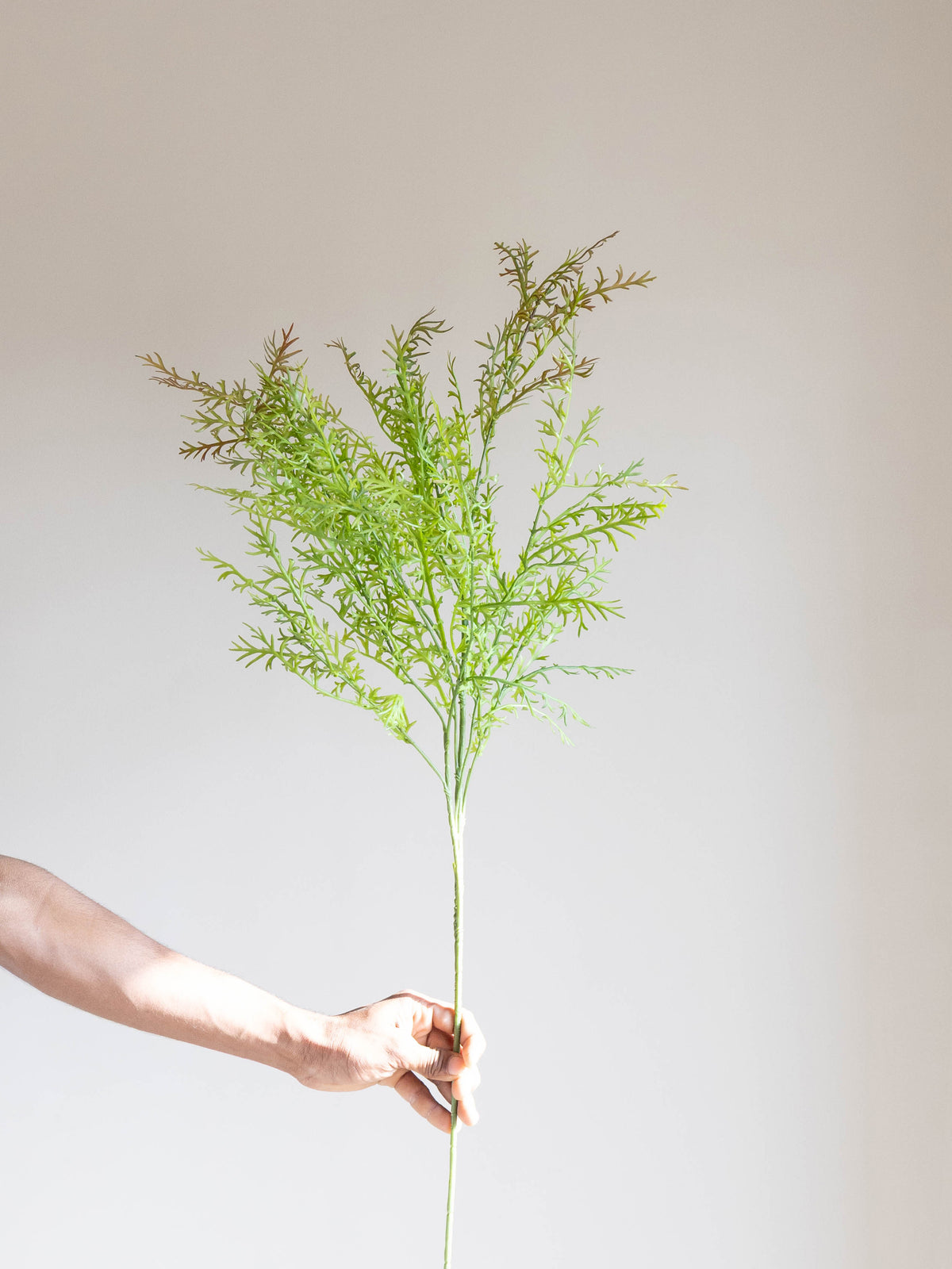 Artificial Fine Leaf Bush Stem 3.5ft
