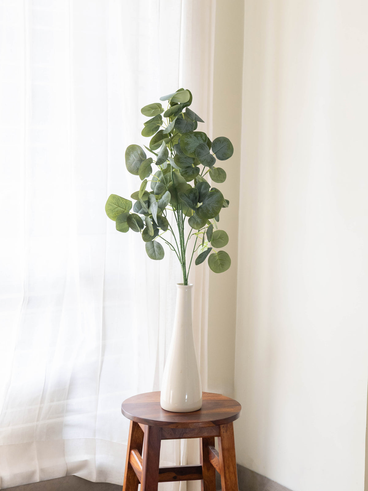 Artificial Eucalyptus Leaf Stem 85cm