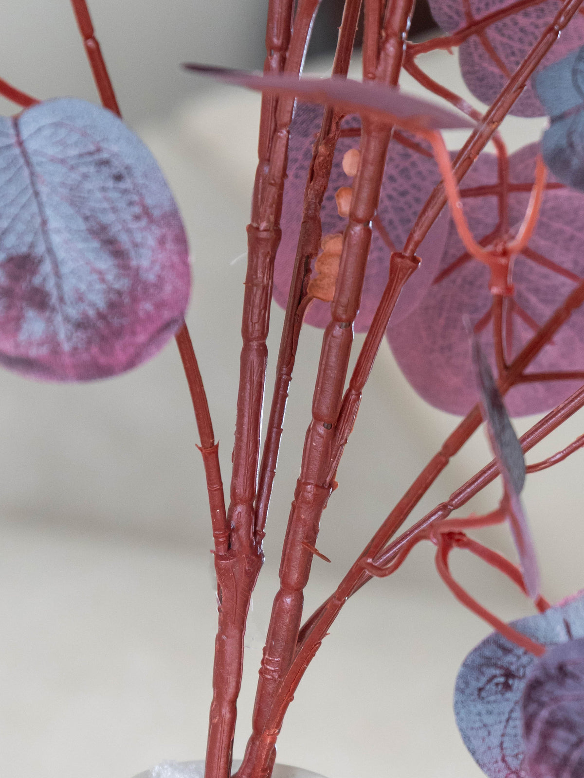 Artificial Red Eucalyptus Stem 85cm
