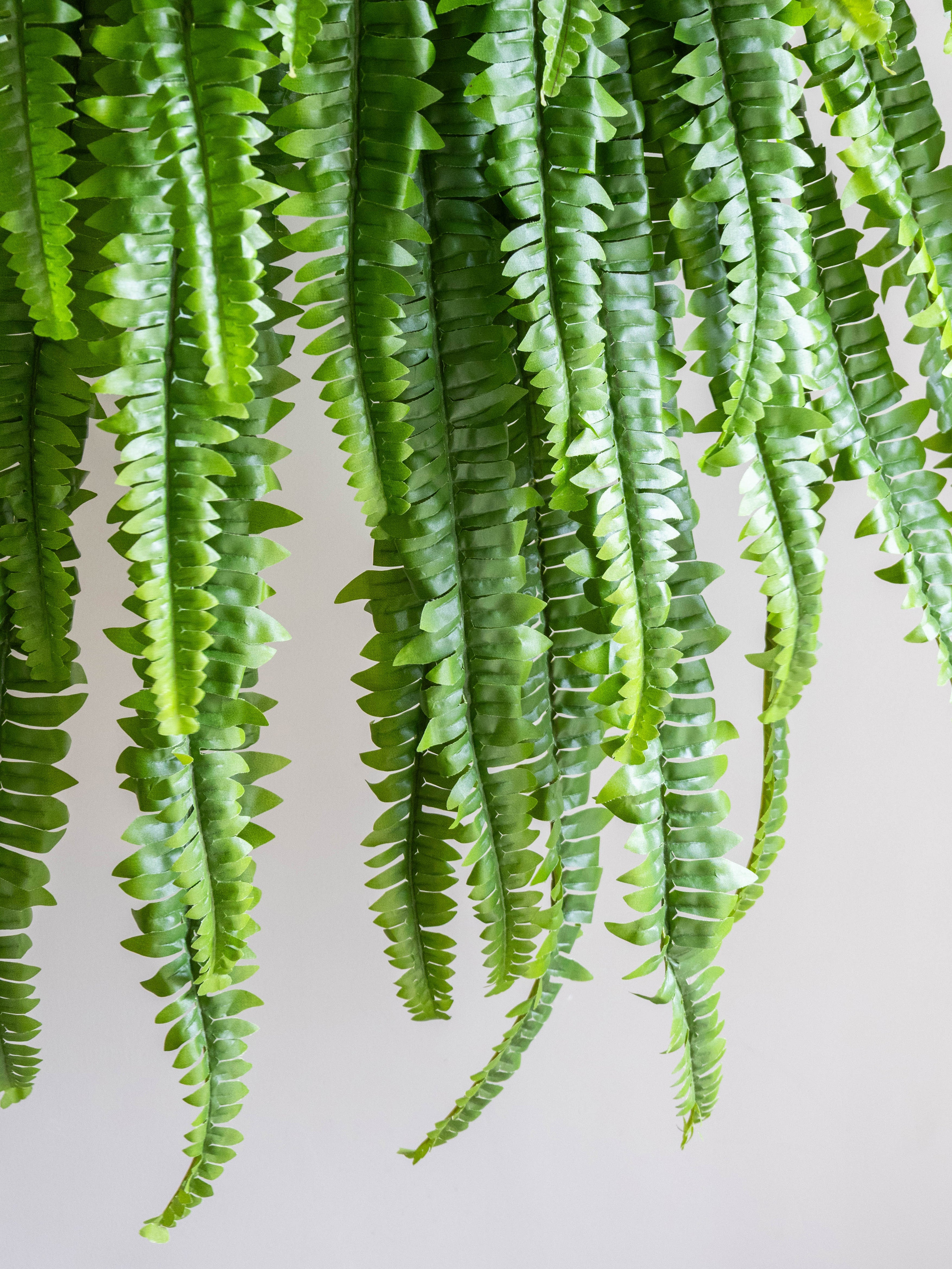 Artificial Boston Fern Hanging Plant 4.3ft