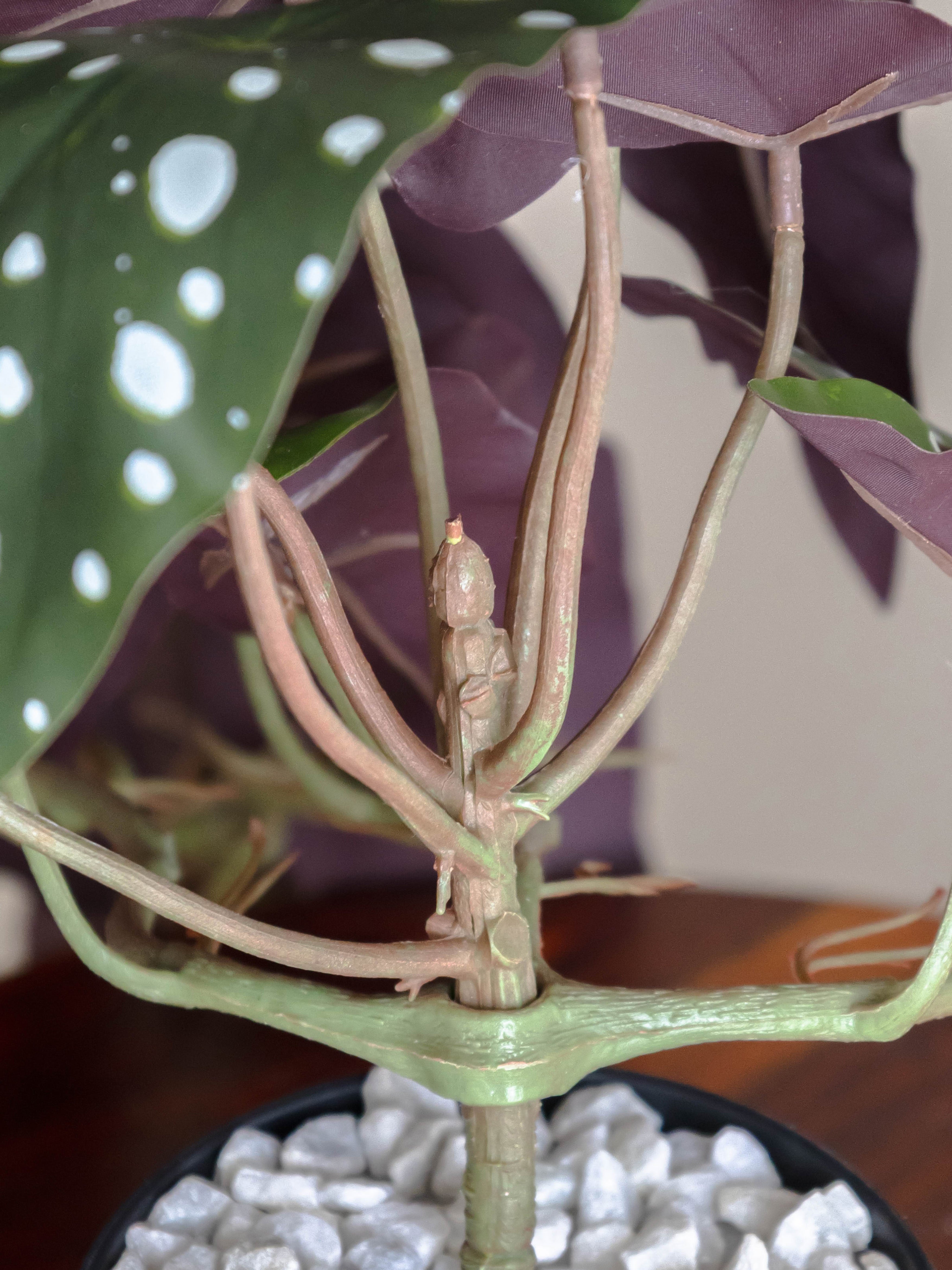 Artificial Spotted Begonia Creeper 50cm